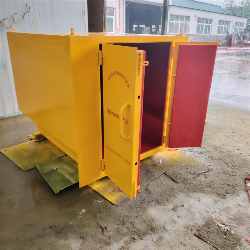 矿车炸药箱 500公斤矿用有轨炸药车 爆破物品储运箱