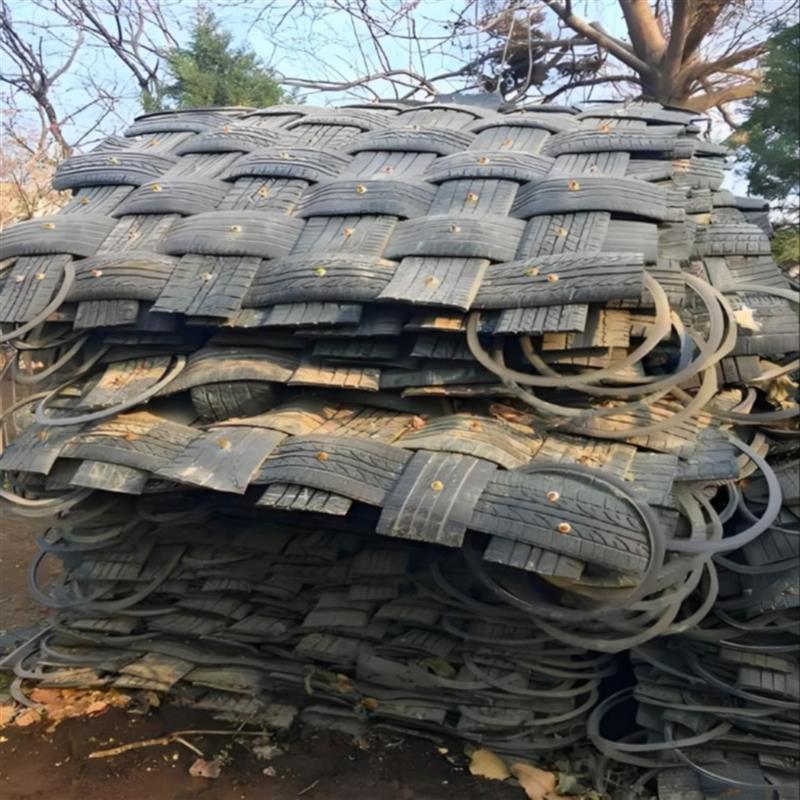 加厚矿用炮垫 钢丝胎编织 拦截飞石矿山爆破专用防护垫