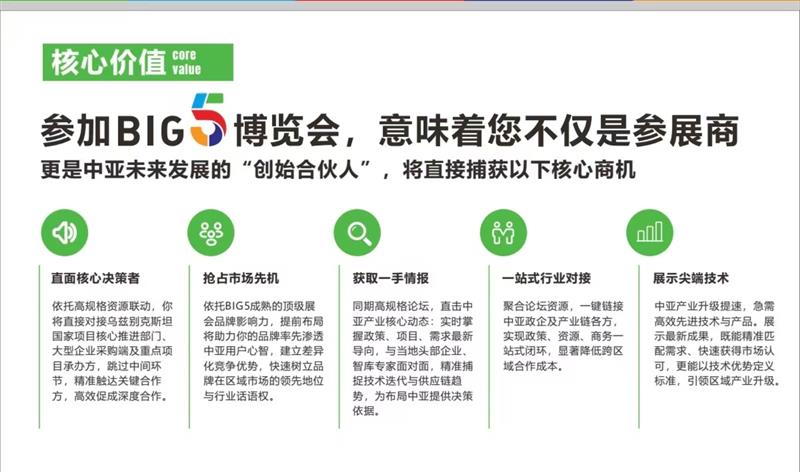 2026年中亚五国（乌兹别克斯坦）五大行业展览会