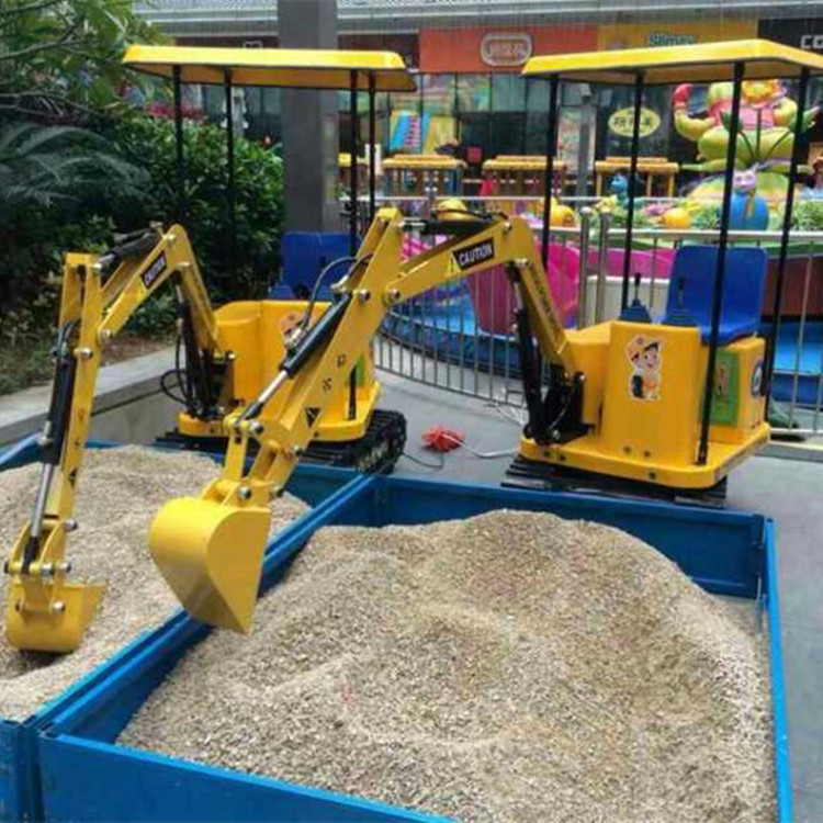 公园商场游乐设备 电动游乐挖掘机 儿童机械工程乐园设备kt-4987