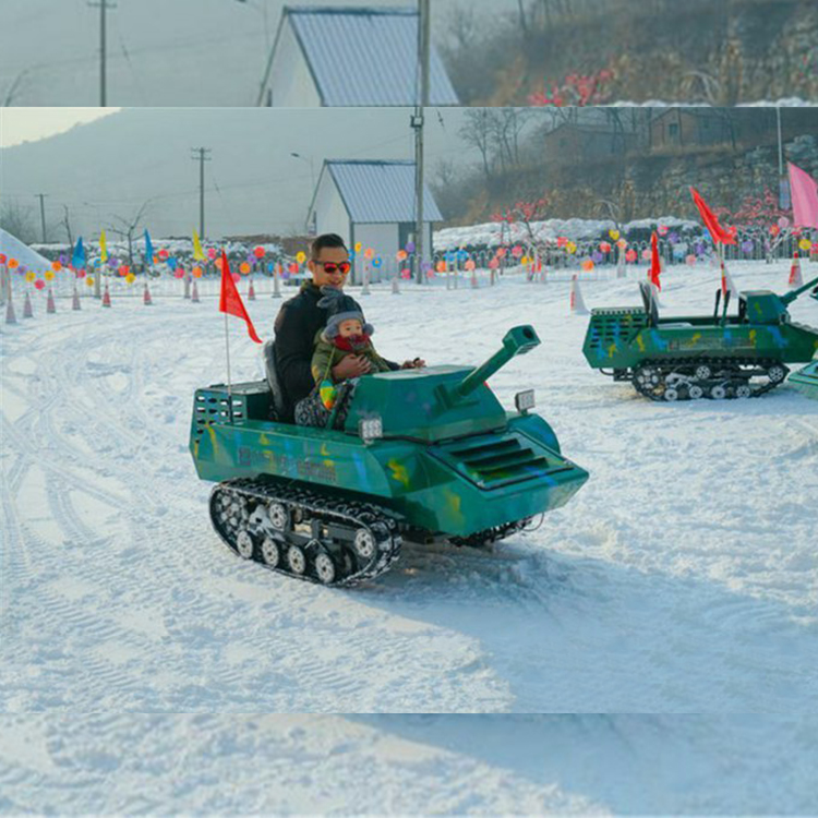 提供滑雪场策划 人工制雪机设备 雪地履带仿真坦克车