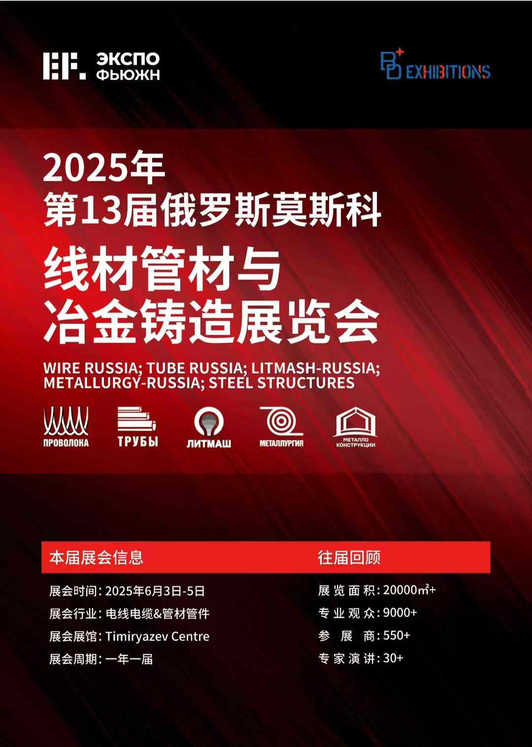 2025年俄罗斯管材线材冶金展