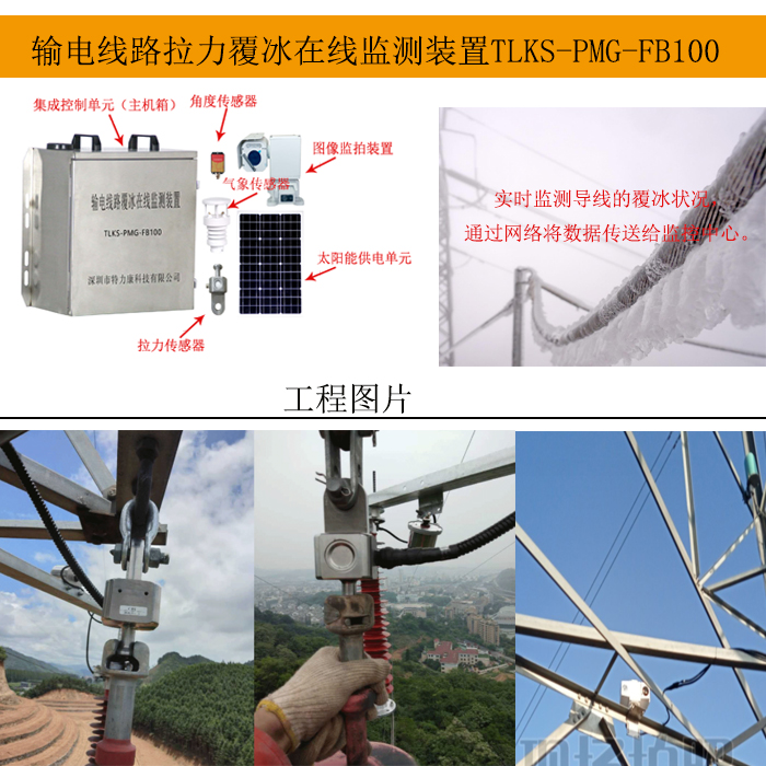 深圳特力康TLSK-PMG-FB100模拟导线在线覆冰监测装置